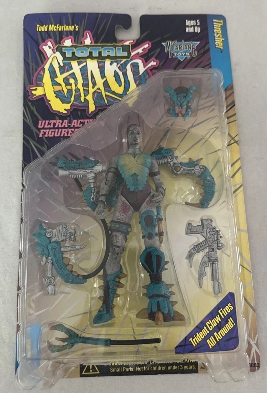 Mcfarlane Toys Total Chaos Series 1 Thresher Trident Claw Fires Action Figure
